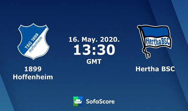 Soi kèo bóng đá 88FUN trận Hoffenheim vs Hertha BSC, 20h30 – 16/05/2020