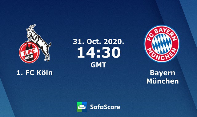 Soi kèo bóng đá 88FUN trận Cologne  vs Bayern Munich, 21h30 – 31/10/2020