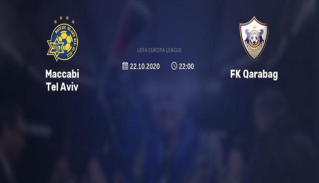 Soi kèo bóng đá 88FUN trận Maccabi Tel Aviv vs Qarabag, 2:00 – 23/10/2020