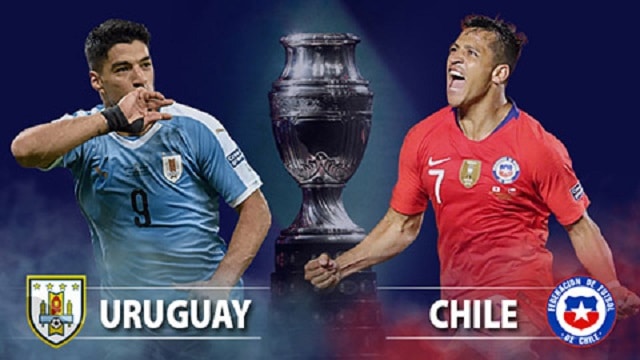 Soi kèo bóng đá 88FUN trận Uruguay vs Chile, 4:00 – 22/06/2021