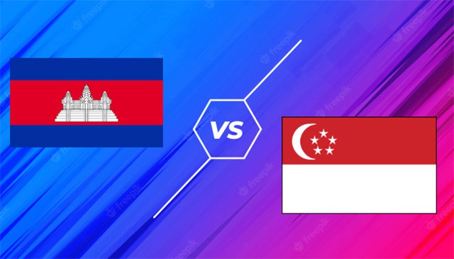 soi keo bong da tran campuchia vs singapore, 16:00 - 11/5/2022